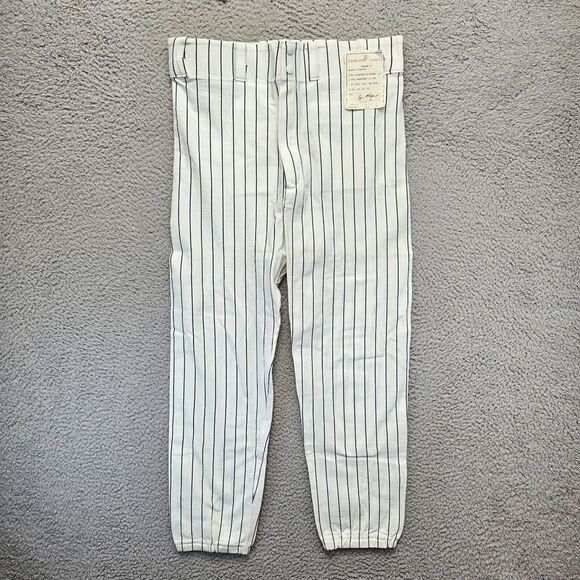 Vintage‎ NWT Sand Knit Collegiate Cut Baseball Pant Mens Size Large Striped - Picture 1 of 10